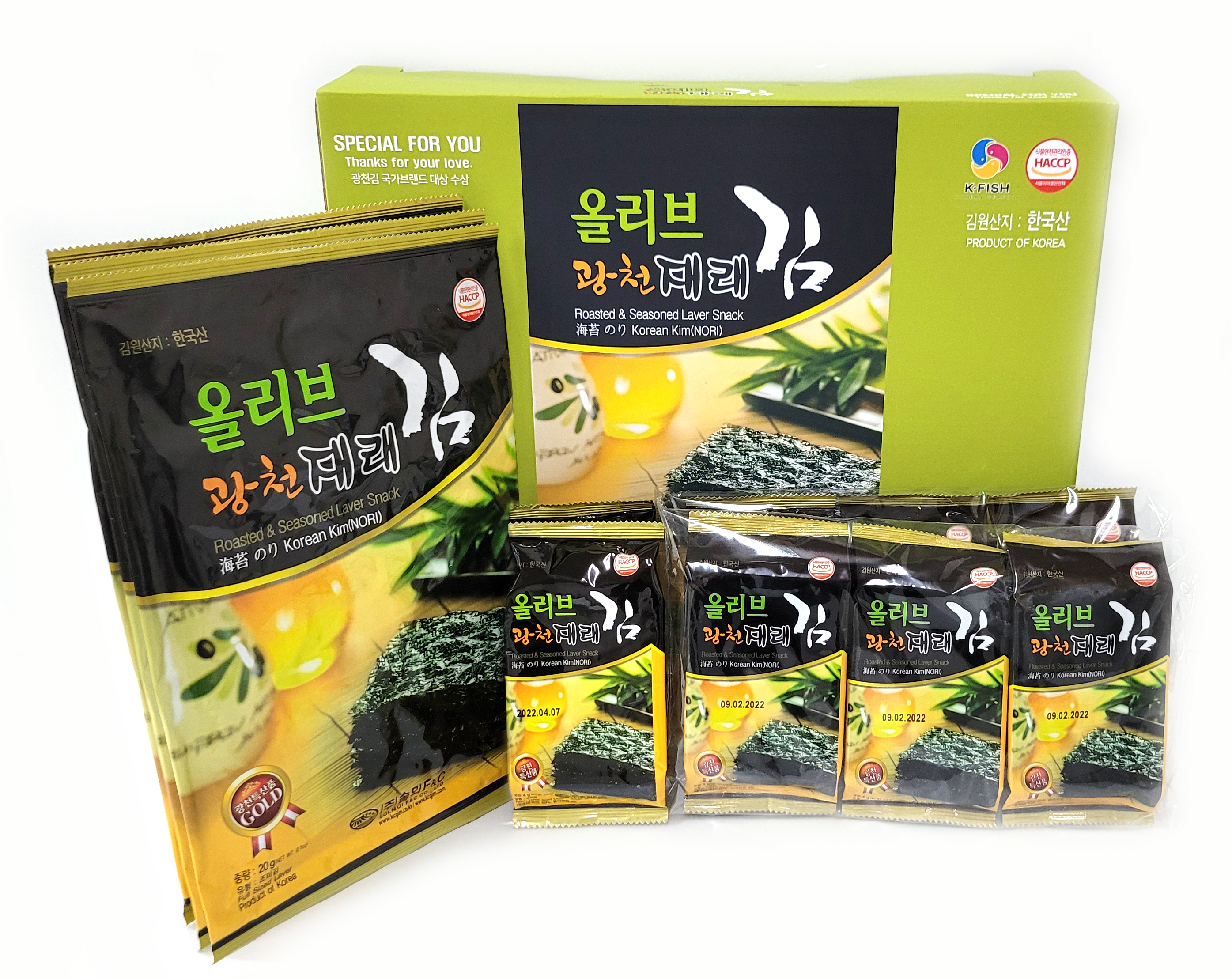 광천 올리브 명품김 1호