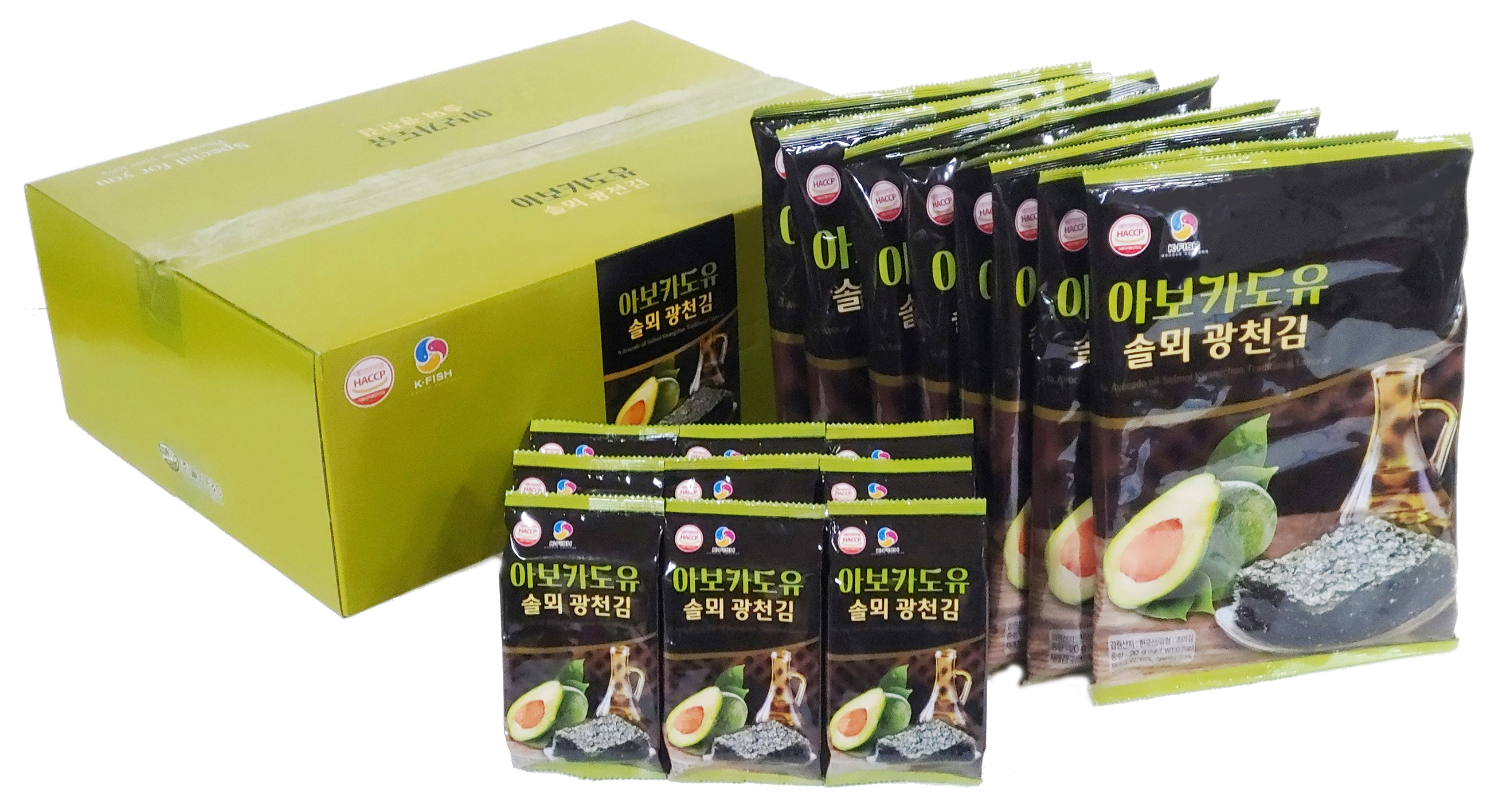 광천 아보카도유 전장20g 8봉 + 도시락4g 9봉